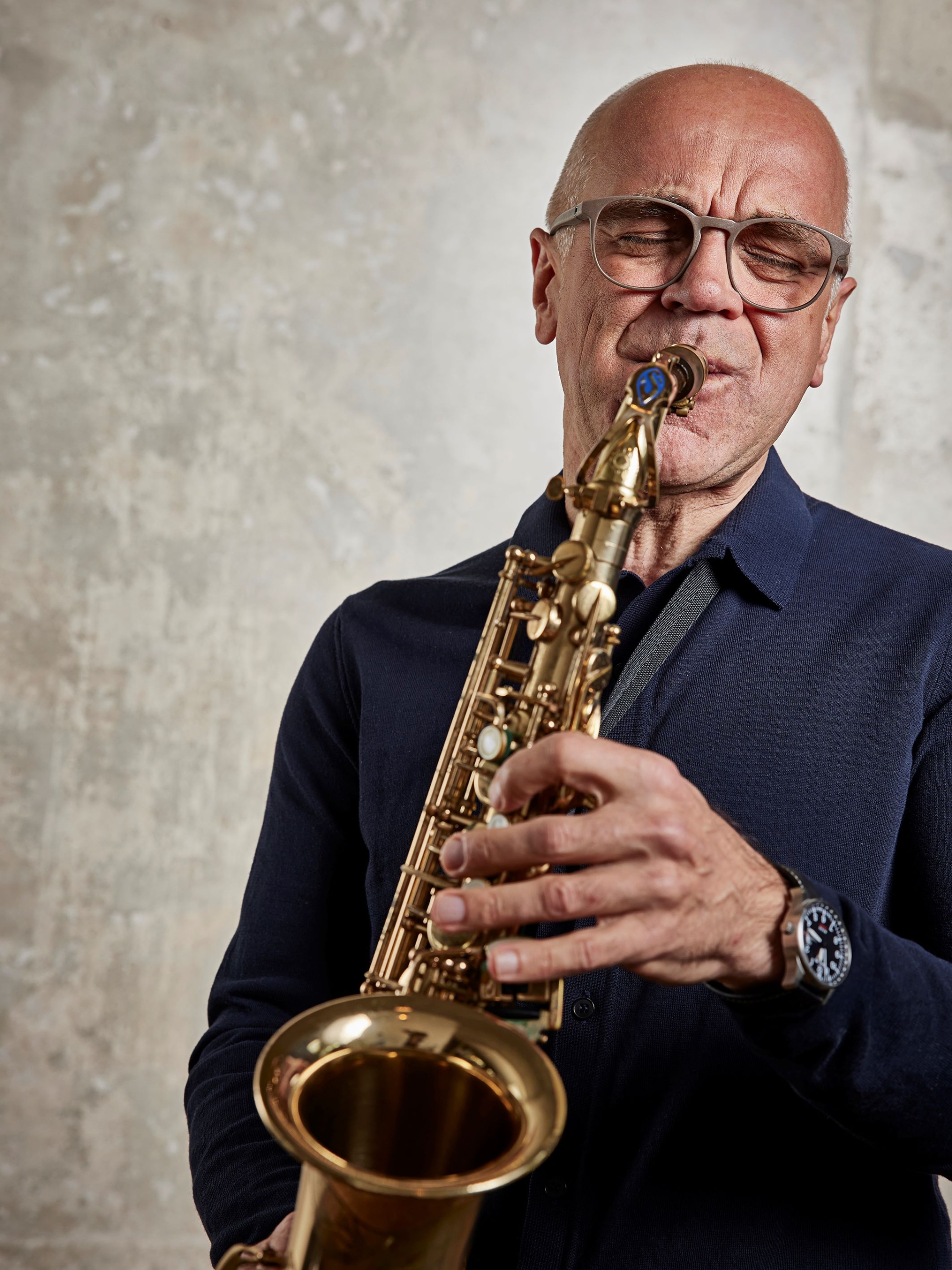 Saxophonist und Festivalleiter Peter Materna